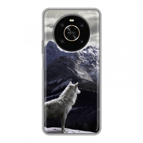 Дизайнерский силиконовый с усиленными углами чехол для Huawei Honor X9 Волки