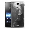 Дизайнерский пластиковый чехол для Sony Xperia TX Волки