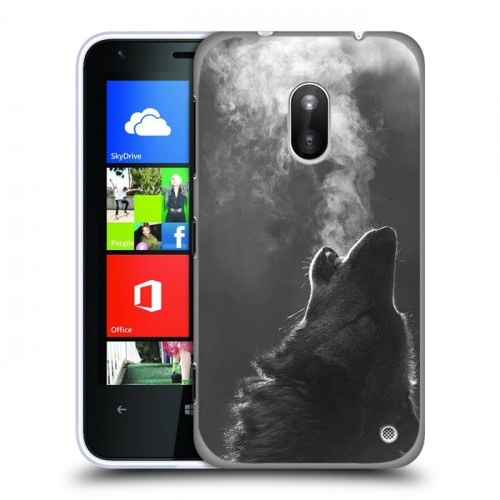 Дизайнерский пластиковый чехол для Nokia Lumia 620 Волки