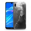 Дизайнерский пластиковый чехол для Huawei Y6 (2019) Волки