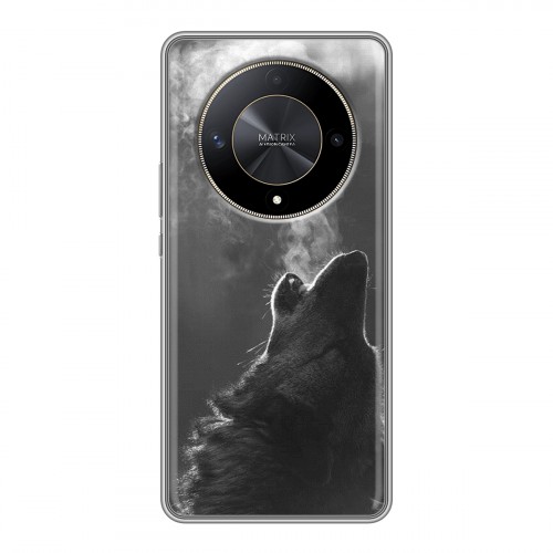 Дизайнерский силиконовый чехол для Huawei Honor X9b Волки