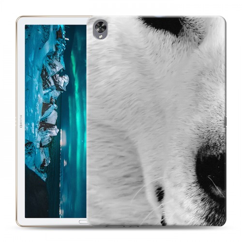 Дизайнерский силиконовый с усиленными углами чехол для Huawei MediaPad M6 10.8 Волки