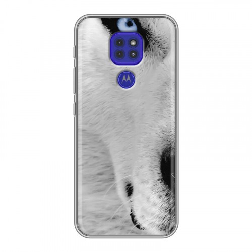 Дизайнерский силиконовый чехол для Motorola Moto G9 Play Волки