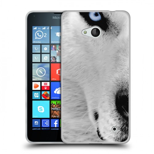 Дизайнерский пластиковый чехол для Microsoft Lumia 640 Волки