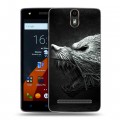 Дизайнерский силиконовый чехол для Wileyfox Storm Волки