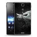 Дизайнерский пластиковый чехол для Sony Xperia TX Волки