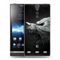 Дизайнерский пластиковый чехол для Sony Xperia S Волки