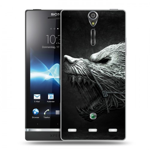 Дизайнерский пластиковый чехол для Sony Xperia S Волки