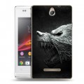 Дизайнерский силиконовый чехол для Sony Xperia E Волки