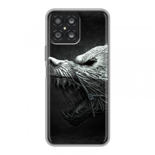 Дизайнерский силиконовый чехол для Huawei Honor X8 Волки