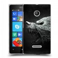 Дизайнерский пластиковый чехол для Microsoft Lumia 435 Волки