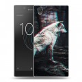 Дизайнерский пластиковый чехол для Sony Xperia L1 Волки