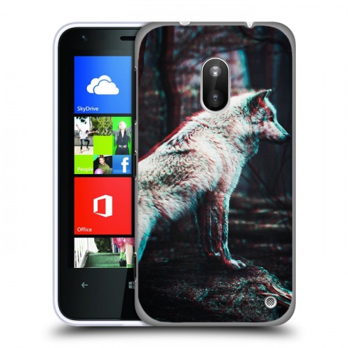 Дизайнерский пластиковый чехол для Nokia Lumia 620 Волки