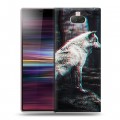 Дизайнерский силиконовый чехол для Sony Xperia 10 Волки
