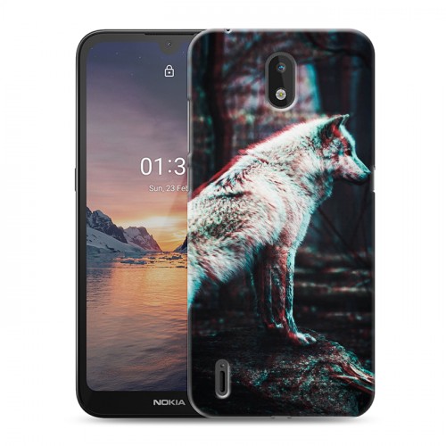 Дизайнерский силиконовый чехол для Nokia 1.3 Волки