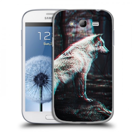 Дизайнерский пластиковый чехол для Samsung Galaxy Grand Волки