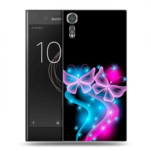 Дизайнерский пластиковый чехол для Sony Xperia XZs Бабочки