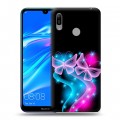 Дизайнерский пластиковый чехол для Huawei Y6 (2019) Бабочки