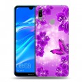 Дизайнерский пластиковый чехол для Huawei Y6 (2019) Бабочки