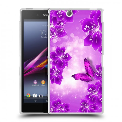 Дизайнерский пластиковый чехол для Sony Xperia Z Ultra  Бабочки