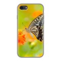Дизайнерский силиконовый с усиленными углами чехол для Iphone 7 Бабочки