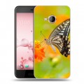 Дизайнерский силиконовый чехол для HTC U Play Бабочки