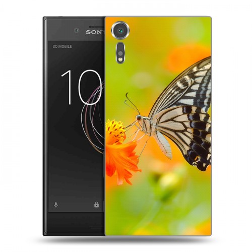 Дизайнерский пластиковый чехол для Sony Xperia XZs Бабочки