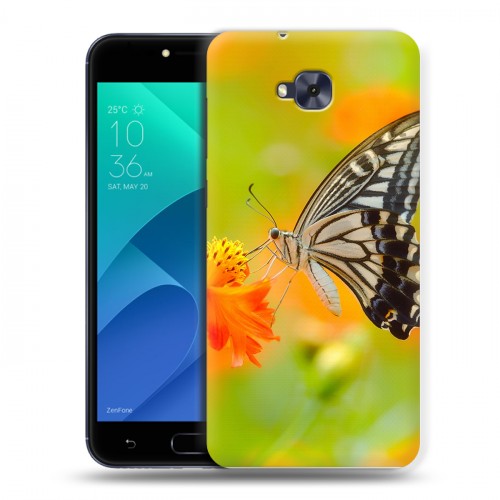 Дизайнерский пластиковый чехол для ASUS ZenFone 4 Selfie Бабочки