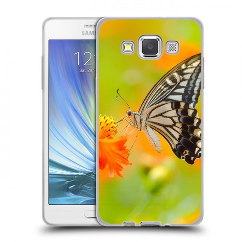 Дизайнерский пластиковый чехол для Samsung Galaxy A5 Бабочки