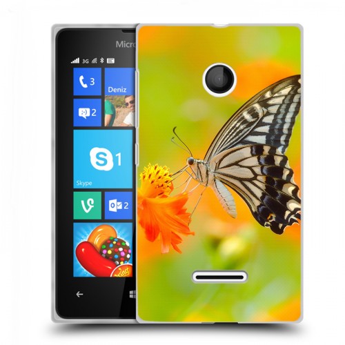 Дизайнерский пластиковый чехол для Microsoft Lumia 435 Бабочки