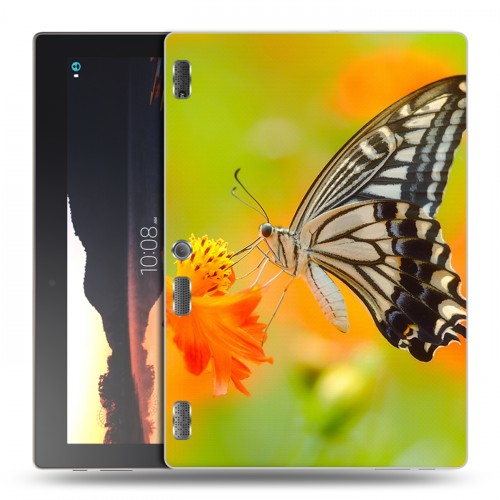 Дизайнерский силиконовый чехол для Lenovo Tab 2 A10 Бабочки