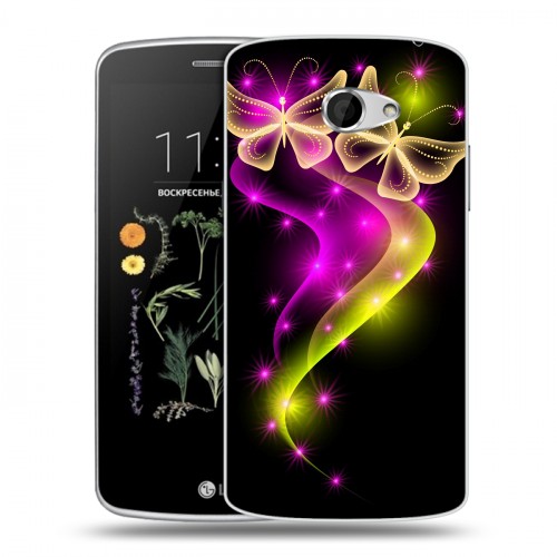 Дизайнерский силиконовый чехол для LG K5 Бабочки
