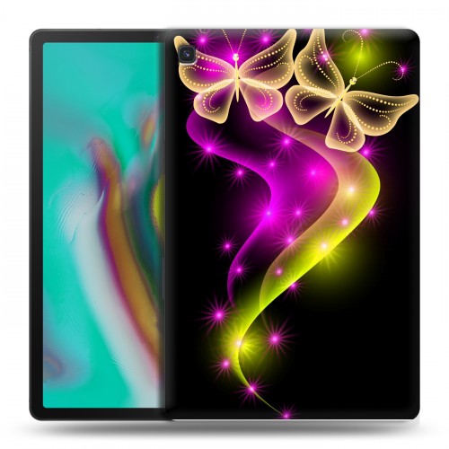Дизайнерский пластиковый чехол для Samsung Galaxy Tab S5e Бабочки