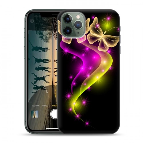 Дизайнерский пластиковый чехол для Iphone 11 Pro Max Бабочки