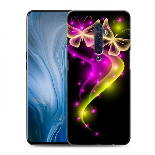 Дизайнерский пластиковый чехол для OPPO Reno2 Z Бабочки