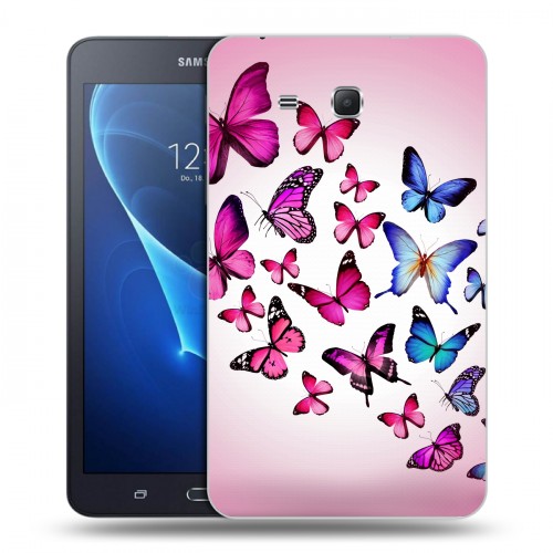 Дизайнерский силиконовый чехол для Samsung Galaxy Tab A 7 (2016) Бабочки