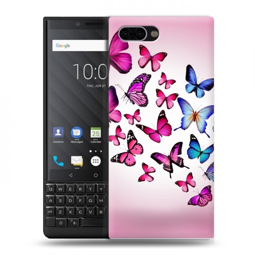 Дизайнерский пластиковый чехол для BlackBerry KEY2 Бабочки