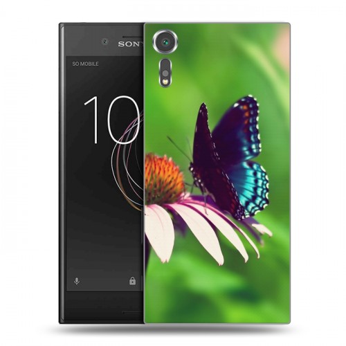 Дизайнерский пластиковый чехол для Sony Xperia XZs Бабочки