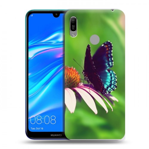 Дизайнерский пластиковый чехол для Huawei Y6 (2019) Бабочки