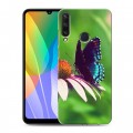 Дизайнерский пластиковый чехол для Huawei Y6p Бабочки