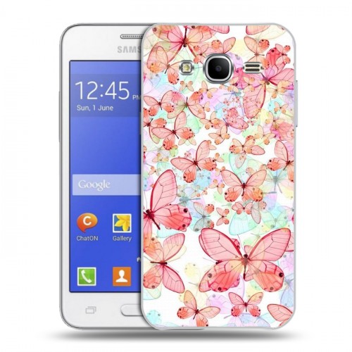Дизайнерский силиконовый чехол для Samsung Galaxy J7 Бабочки