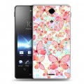 Дизайнерский пластиковый чехол для Sony Xperia TX Бабочки