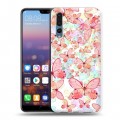 Дизайнерский силиконовый с усиленными углами чехол для Huawei P20 Pro Бабочки