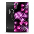 Дизайнерский пластиковый чехол для Sony Xperia XZs Бабочки