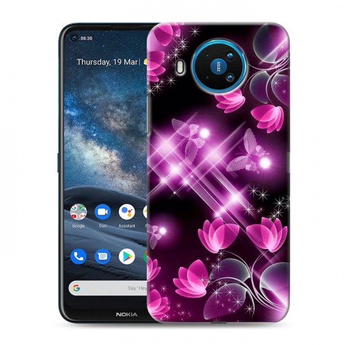 Дизайнерский силиконовый чехол для Nokia 8.3 Бабочки