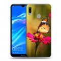 Дизайнерский пластиковый чехол для Huawei Y6 (2019) Бабочки