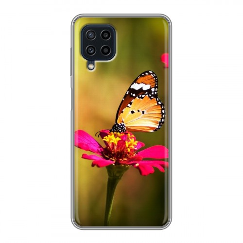Дизайнерский пластиковый чехол для Samsung Galaxy A22 Бабочки