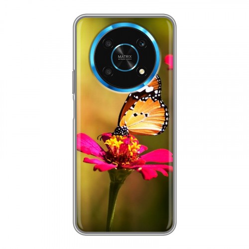Дизайнерский силиконовый с усиленными углами чехол для Huawei Honor Magic 4 Lite 5G Бабочки