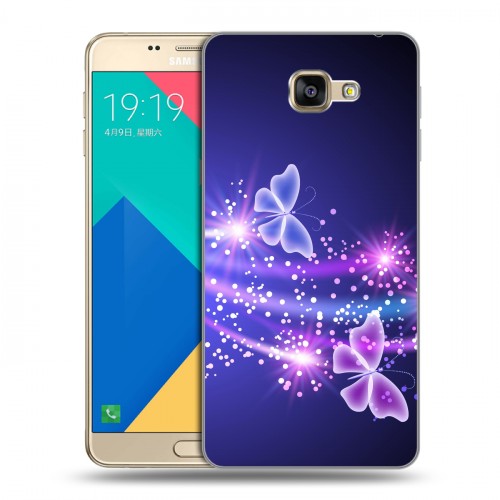 Дизайнерский силиконовый чехол для Samsung Galaxy A9 Бабочки