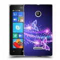 Дизайнерский пластиковый чехол для Microsoft Lumia 435 Бабочки